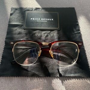 Prive Revaux "Entrepreneur" Glasses Brown/Gold